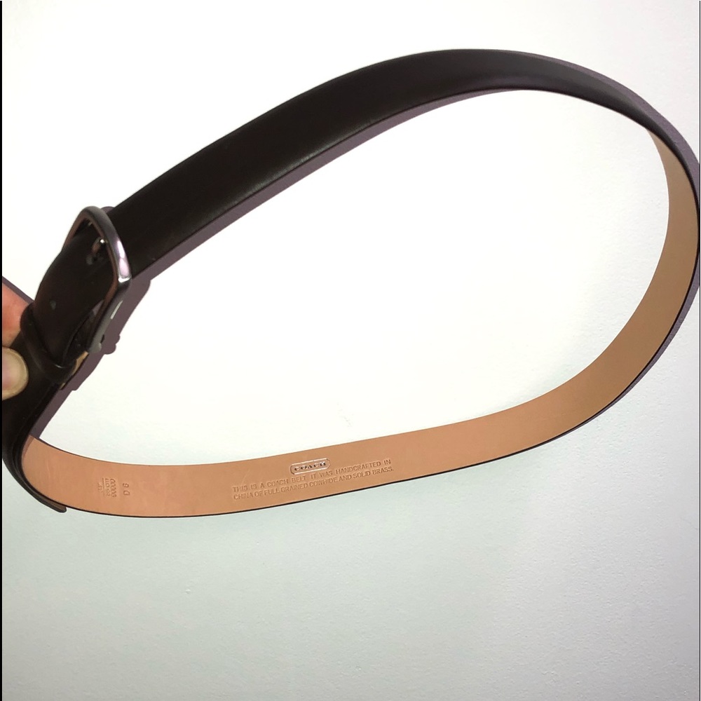 COACH BELT: Authentic -Brown - Never Used 34” 85cm